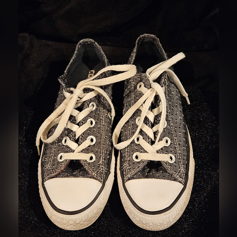 Converse Black and White Women's Sneakers Size 6
